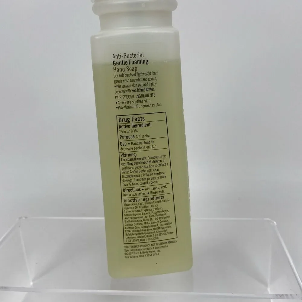 Bath & Body Works SEA ISLAND COTTON Set Lotion Shower Gel Hand Wash Cream